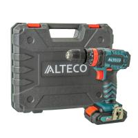 Изображение аккумуляторная дрель шуруповёрт alteco (21 в / 2 а·ч / 1250 об/мин / 32 н·м) cd 0413 / cd 2110.1 li