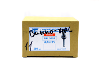 Изображение саморез кровельный 4,8*35, винно-красный, ral3005 (200)