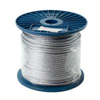 Изображение трос для растяжки без оплетки 6мм, оц, din3055 /100м