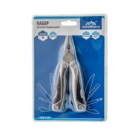 Изображение набор мультифункциональный vertextools 15 функций, авторазжим, компактный размер , в чехле, 160мм