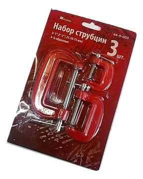 Изображение набор струбцин 3 пр.hobbi 1/12