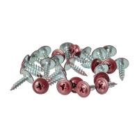 Изображение саморез с прессшайбой 4,2*16, сверло красный ral3005 (1000)