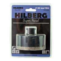 Изображение коронка алмазная (гранит, керамогранит) 80 мм hilberg super hard m14 hh680