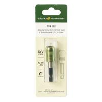 Изображение адаптер (держатель) для бит с фиксатором магнитным (на себя)  1/4'', 60 мм дт