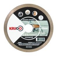 Изображение диск алмазный krugo сплошной 125*1,4*22,23*8мм по керамике для ушм 