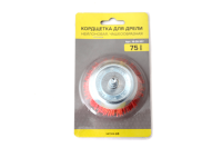 Изображение щетка для дрели чеглок нейлон  чашка 75 мм  (120)