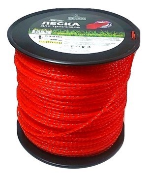 Изображение леска на триммер чеглок бухта д 3,0*280 (витой квадрат) 1/4 q01-333