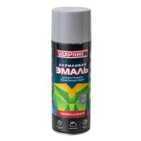 Изображение краска - спрей №125 /400ml*12pcs*300g/ ударник "silver grey"(серебристо-серый) /12 шт
