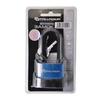 Изображение замок навесной palladium 907wp- 50l мм, (6/48 шт)всепогодный, длинное ушко
