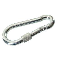 Изображение карабин оц с фиксатором кв 10 /300 шт