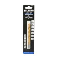 Изображение сверло по металлу hilberg 8,0*117(75)мм,cobalt 5 %, top, co080