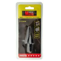 Изображение сверло ступенчатое "мастер" 4-20мм черное / 200