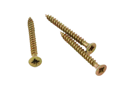 Изображение шуруп потай для дерева 3*30, желтый цинк /1000