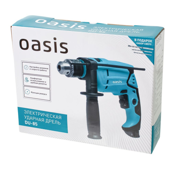 Изображение дрель ударная du-85 oasis  акция !