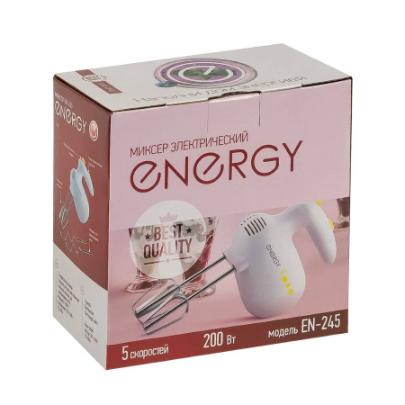 Изображение миксер energy en-245, 5 скоростей, 200 вт