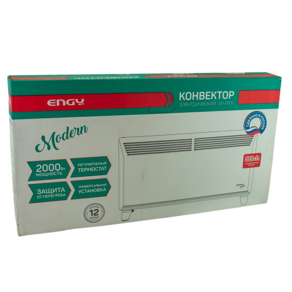 Изображение конвектор электрический engy en-2000 modern, мощность 2000 вт 