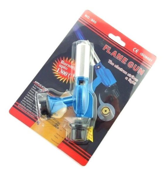 Изображение горелка на газовый балончик пьезо № 900 керамика "мастер" /106 /100шт