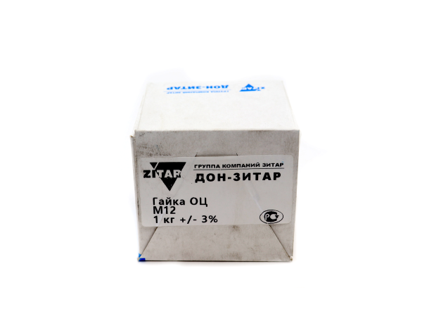 Изображение м12 оц. гайка шестигр. 1кг=64шт. гост 5915 (din934)