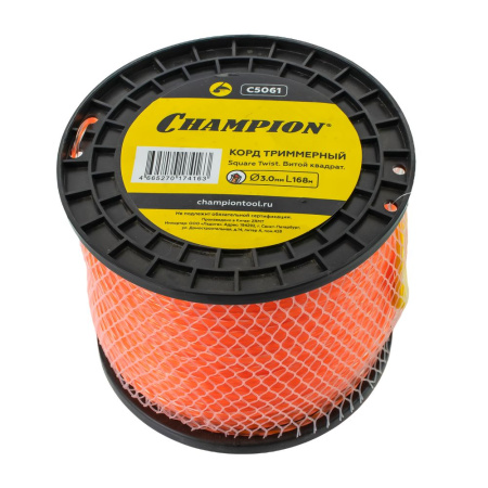 Изображение леска champion бухта 3,0*168 м square twist duo (витой квадрат) 