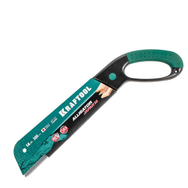 Изображение ножовка по дереву "alligator japan 14" 300 мм, kraftool