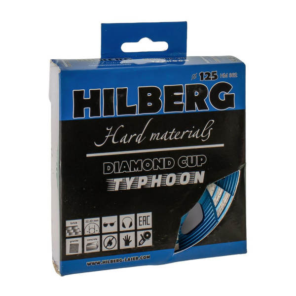 Изображение чашка алмазная 125 hilberg тайфун, hm362