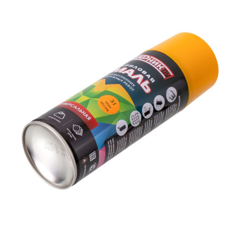 Изображение краска - спрей №31 /400ml*12pcs*300g/ ударник "(deep-yellow") (темно-желтый) /12 шт