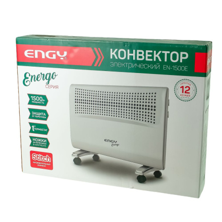 Изображение конвектор электрический engy en-1500e energo, мощность 1500 вт