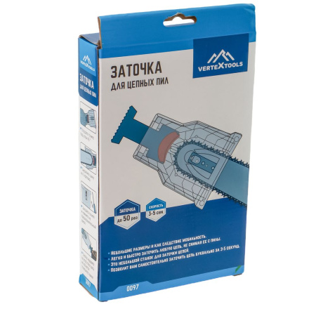 Изображение инструмент для цепных пил (заточка) vertextools (вертекс) для цепных пил