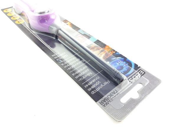 Изображение зажигалка газовая ecos gl-001v, фиолетовая / 24