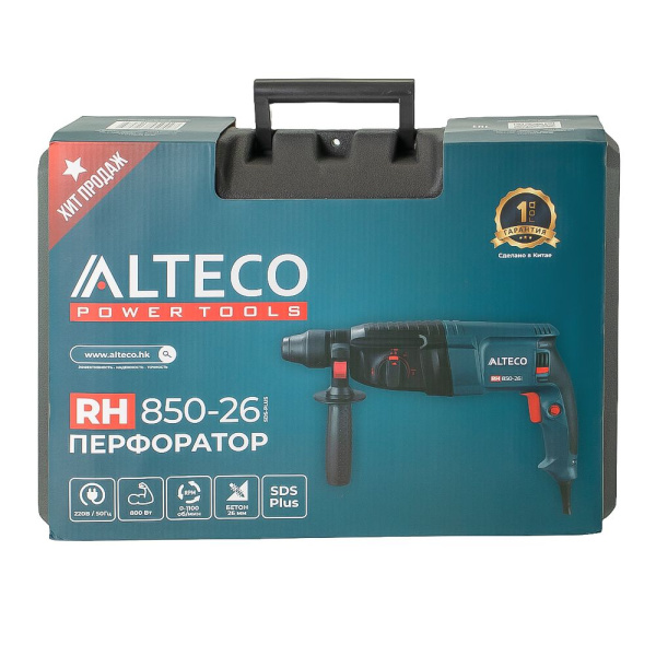 Изображение перфоратор alteco standard sds-plus rh 850-26