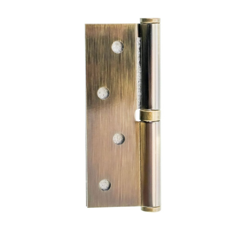 Изображение петля нора-м 750-4"-100х70х2,5-ab-l (бронза) левая (20/100)