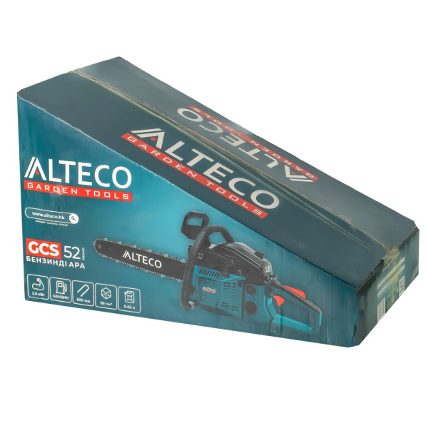 Изображение бензопила gcs 2308 (gcs-52) alteco promo 76 зв. (2,6квт, 58 см³, легкий старт 7кг) 