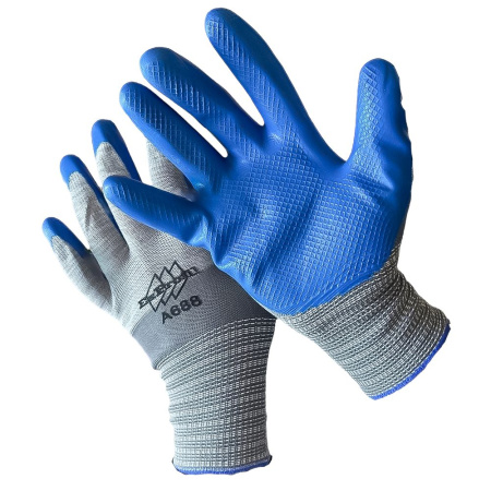 Изображение перчатки обливные серые  р.9 (12/840) (кубик серый)     п15