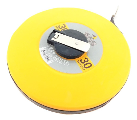 Изображение лента мерная чеглок геодезическая в закрытом корпусе пвх 30м 1/60шт