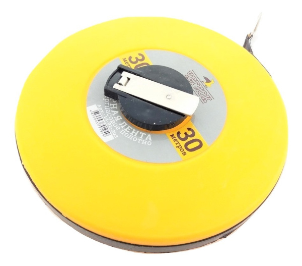 Изображение лента мерная чеглок геодезическая в закрытом корпусе пвх 20м 1/60шт