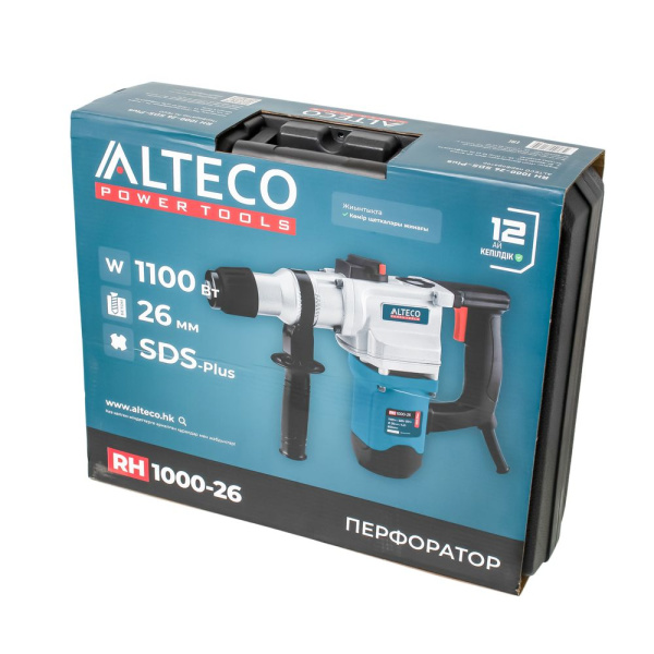 Изображение перфоратор alteco sds+ rh 1000-26,  1100 вт