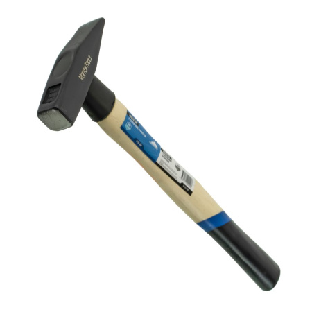 Изображение молоток слесарный с деревянной рукояткой vertextools (вертекс) 400 гр, кв.б. 48/ 6