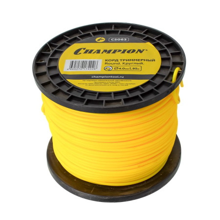 Изображение леска champion бухта 4,0*95 м round (круглая) 