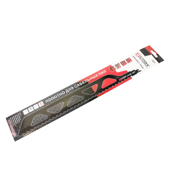 Изображение полотно для сабельной пилы п/газобетону стронг 2243hm 455*50*1,5 (сту-25502243)