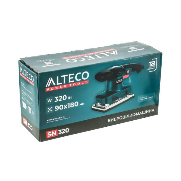 Изображение виброшлифмашина (sn 320) alteco 320 вт