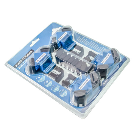 Изображение набор зажимов для угловых соединений 4 пред. vertextools (вертекс)