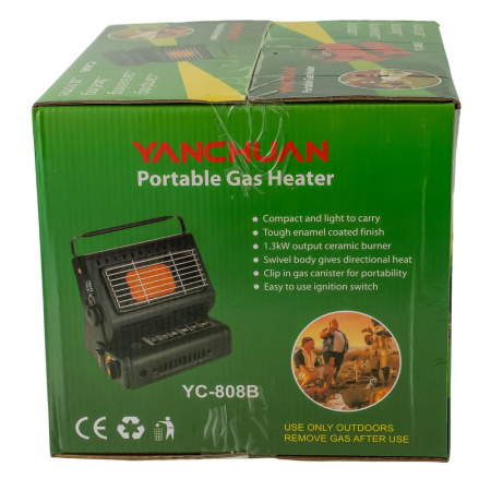 Изображение газовая плита - обогреватель yc-808b -zzz-