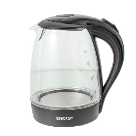 Изображение чайник energy e-262 (1.7л) стекло, пластик, мощность 1850-2200 вт