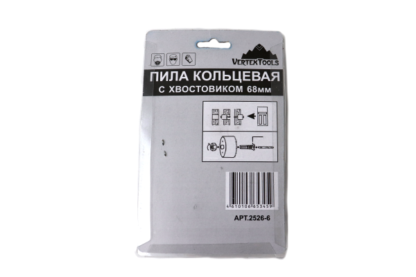Изображение коронка по дереву vertextools (вертекс) 68 мм / 30
