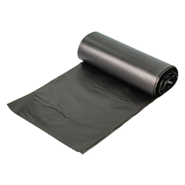 Изображение мешки д/мусора "рыжий кот" 120л (10шт./рул.) особо прочные, пнд, черные