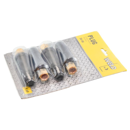 Изображение клемма инвертора 35-50 вставка (бол. папа) / 4 шт/ в уп plug  weld