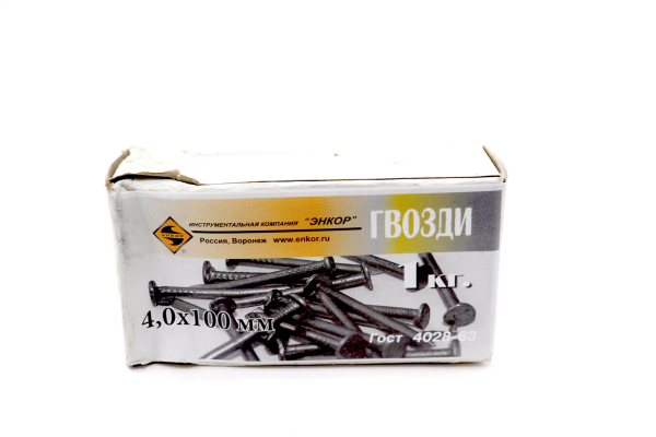 Изображение гвозди 4*100, гост4028 /уп.1кг