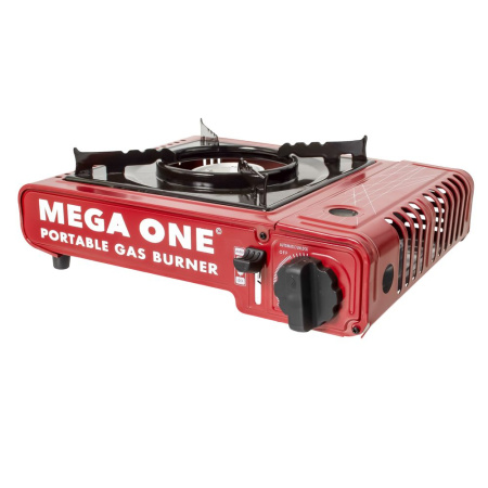Изображение газовая плита в кейсе с переходником автомат mega one (красная) 10  /6 шт.