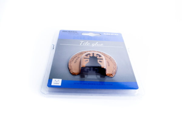 Изображение насадка на реноватор "полотно отрезное по плиточному клею hilberg radial wc 65 mm trio-diamond"