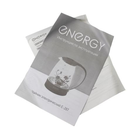 Изображение чайник energy e-287 (2 л) стекло